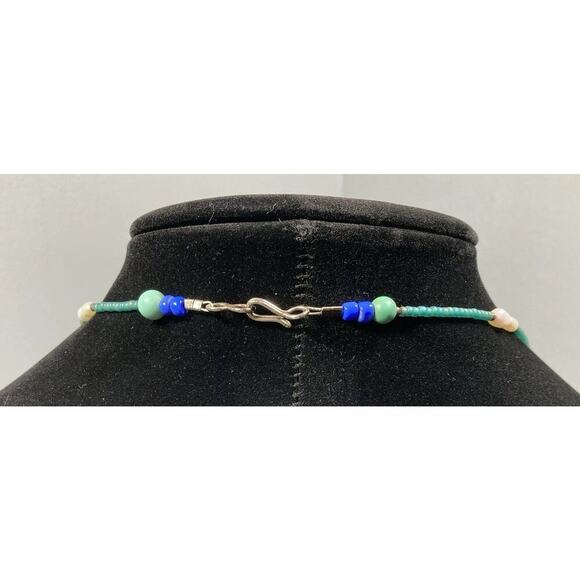 Artisan Handcrafted Lauren Pollaro Sterling Silver Mixed Media York Maine Art - Picture 3 of 10